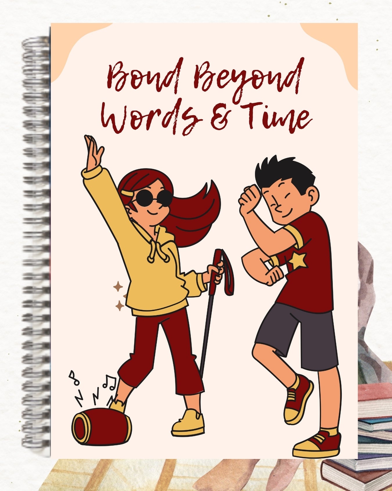 Sisterly Care Ruled Line Notebook