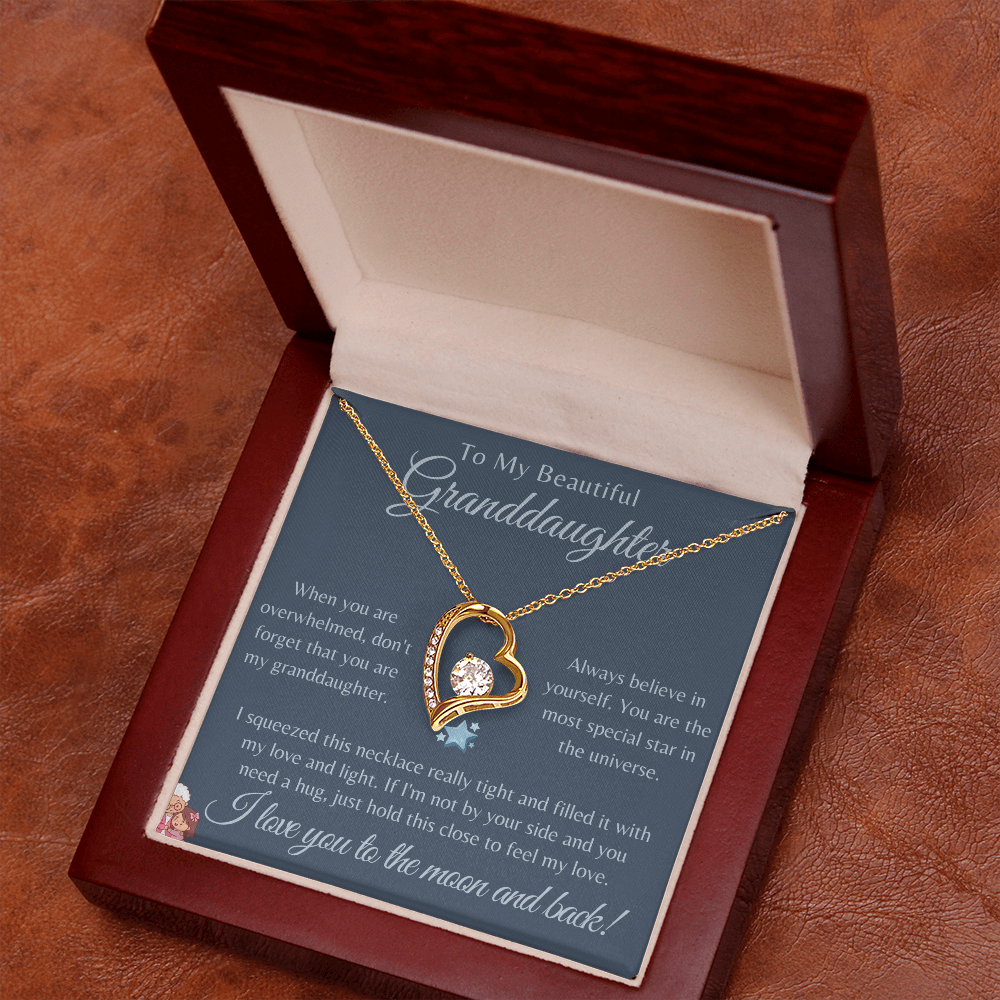 Best Gift For GrandDaughter. Forever Love Necklace
