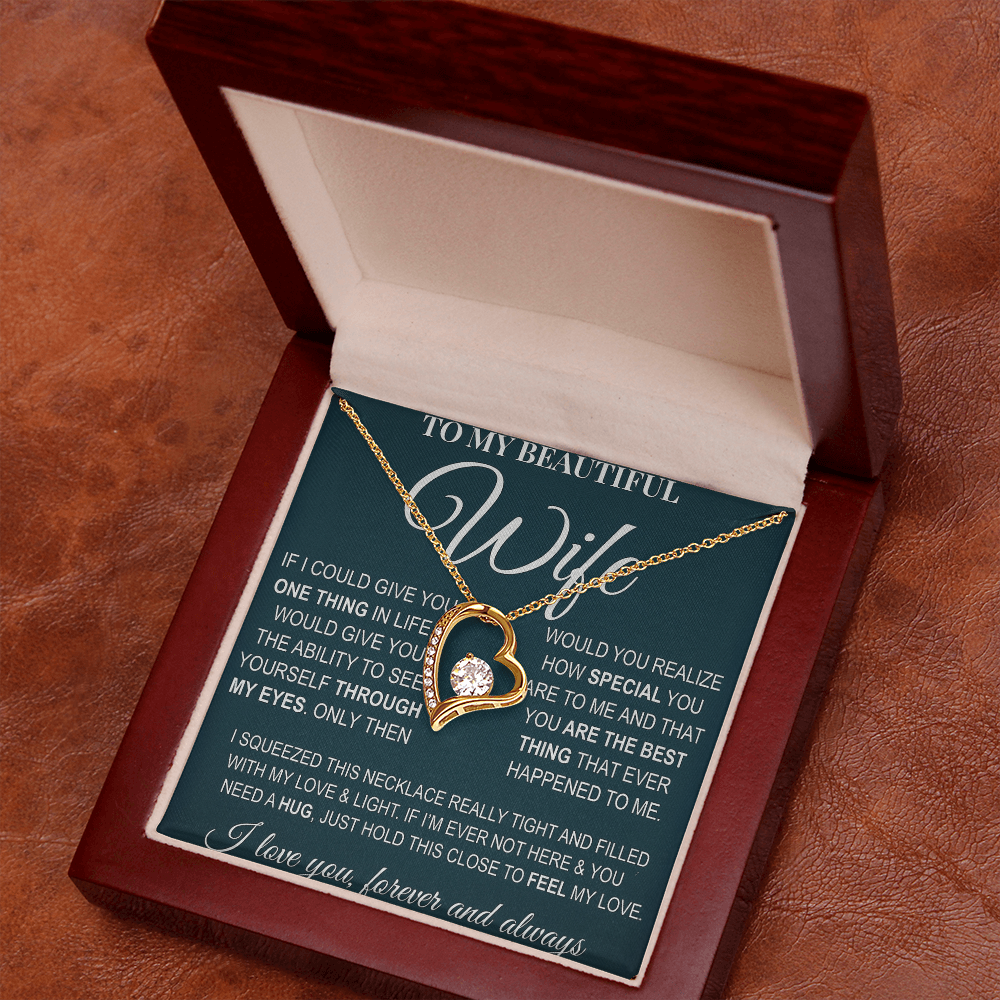 Best Gift For Wife. Forever Love Necklace
