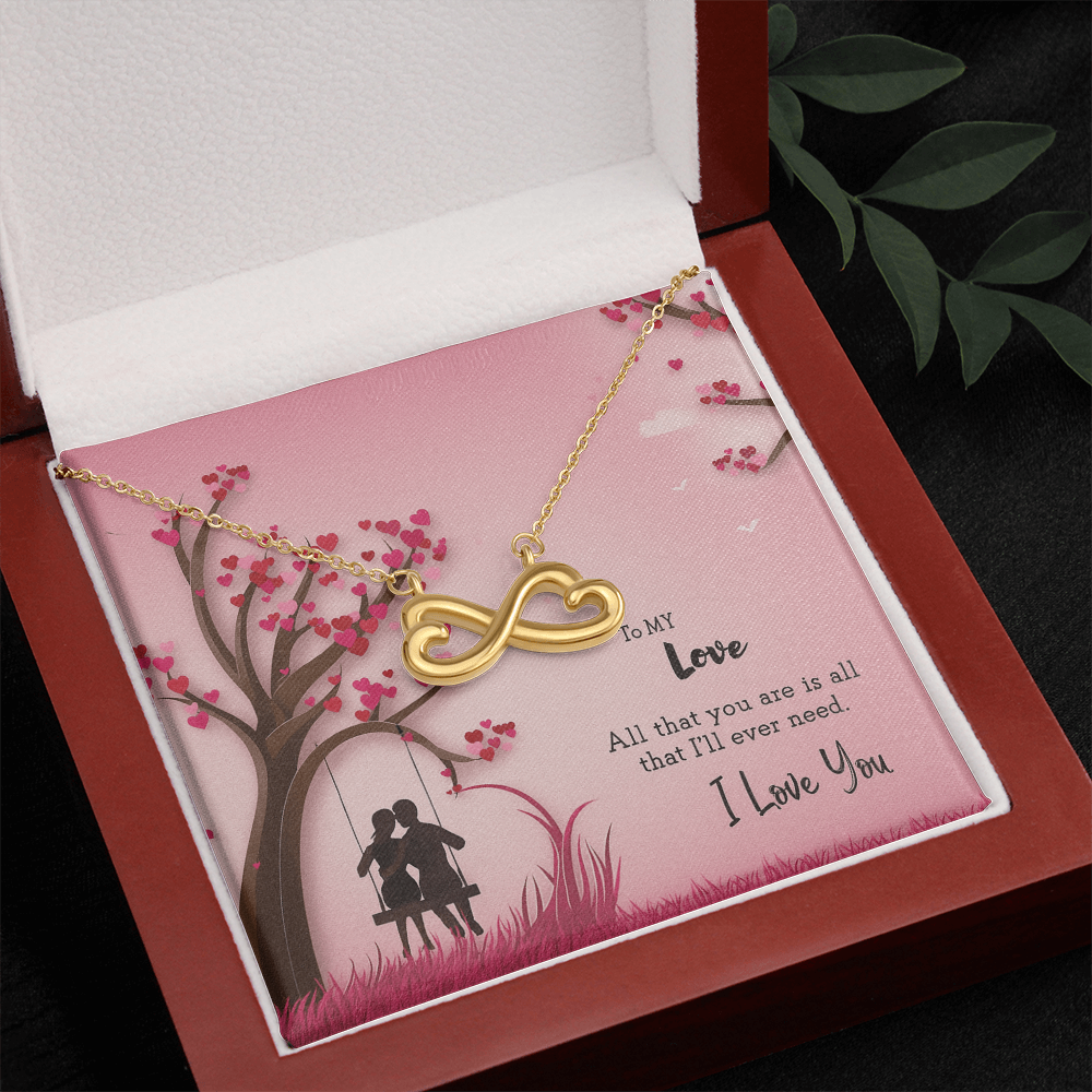 Best Gift For Wife. Endless Love Necklace