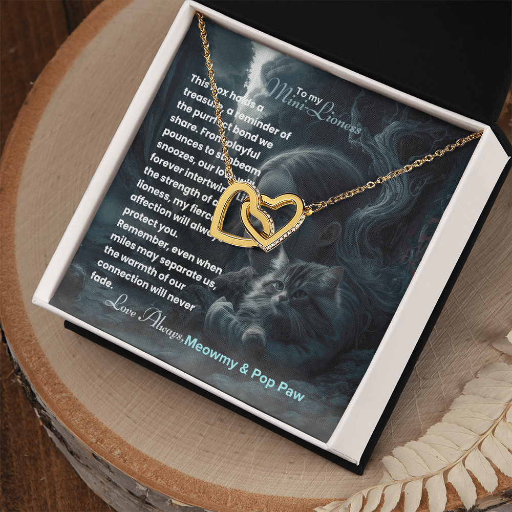 Best Gift For Daughter. Interlocking Hearts Necklace