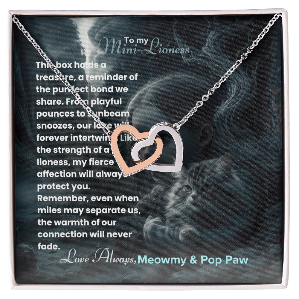Best Gift For Daughter. Interlocking Hearts Necklace