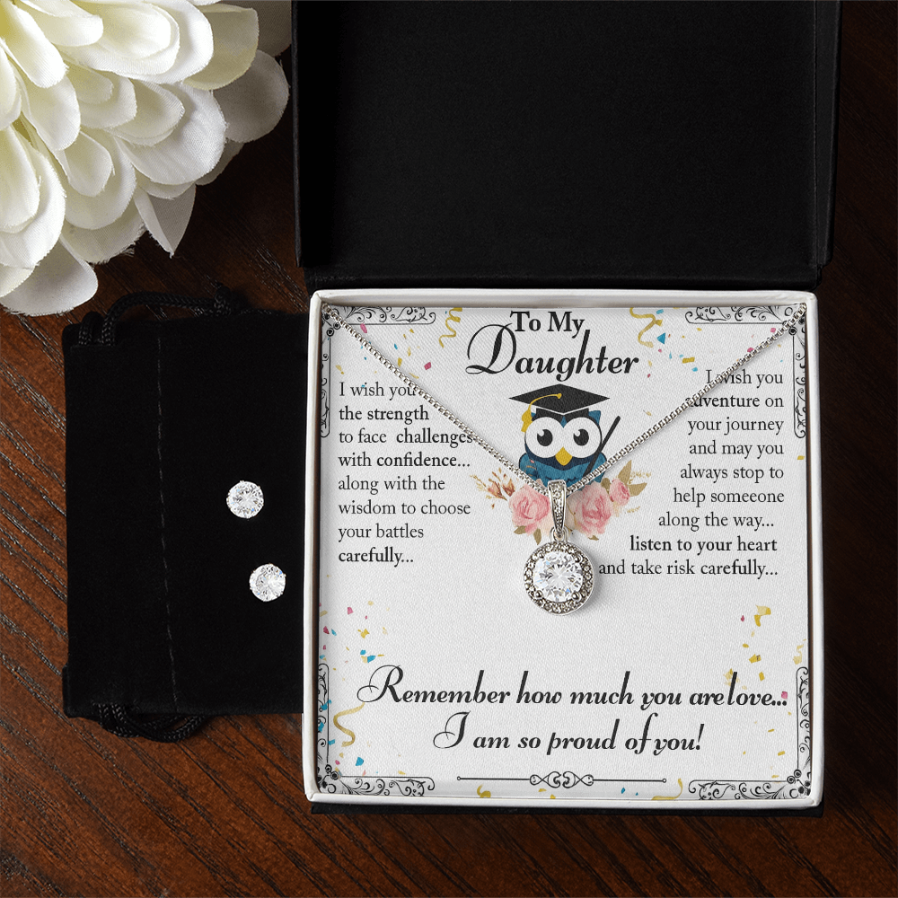 Best Gift For Daughter . Eternal Hope Necklace & Earring Set