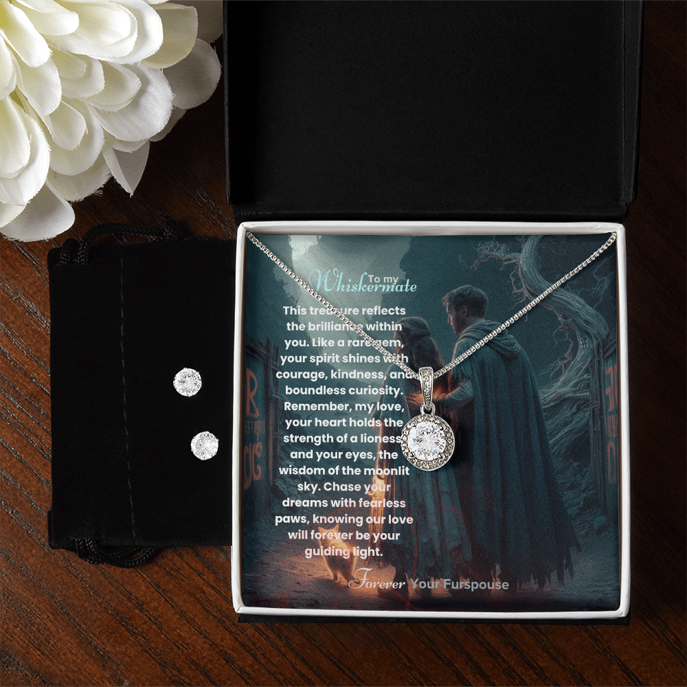 Best Gift For Wife.Eternal Soul Necklace Set