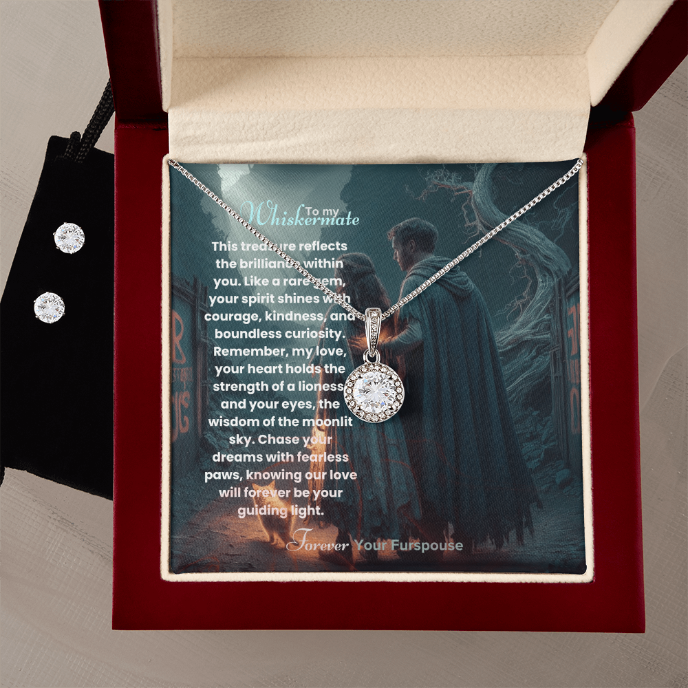 Best Gift For Wife.Eternal Soul Necklace Set