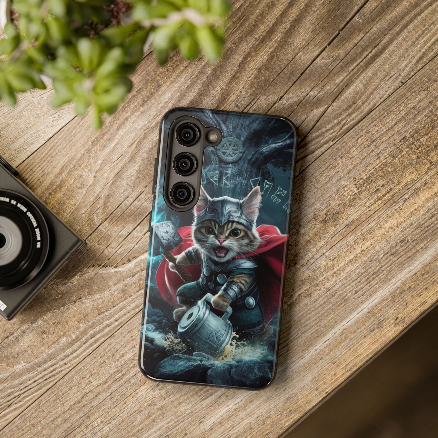 Meow Mjolnir Wireless Charging Support Tough Case