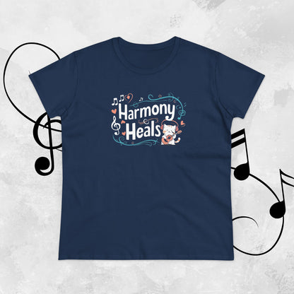 Harmony Heal Women Cotton Tshirt