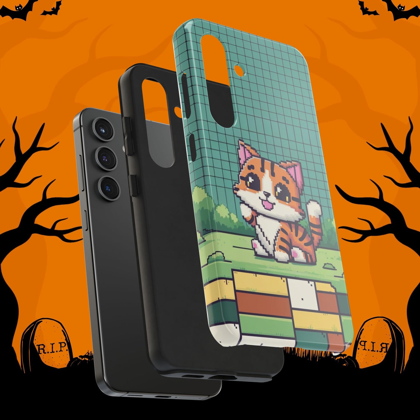 Meowmarabilia Wireless Charging Support Tough Case.