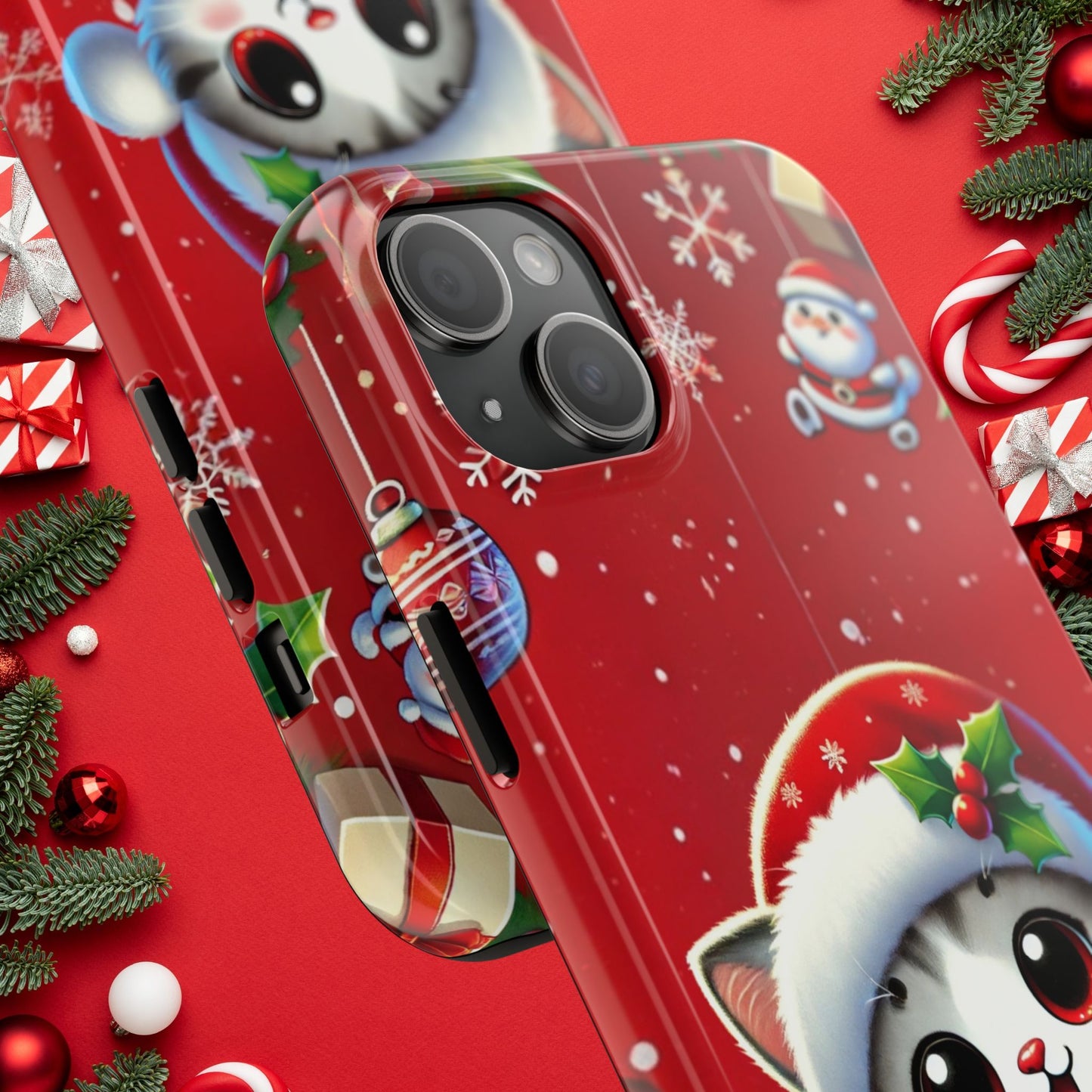 Purrfect Wishes Wireless Charging Support Tough Case