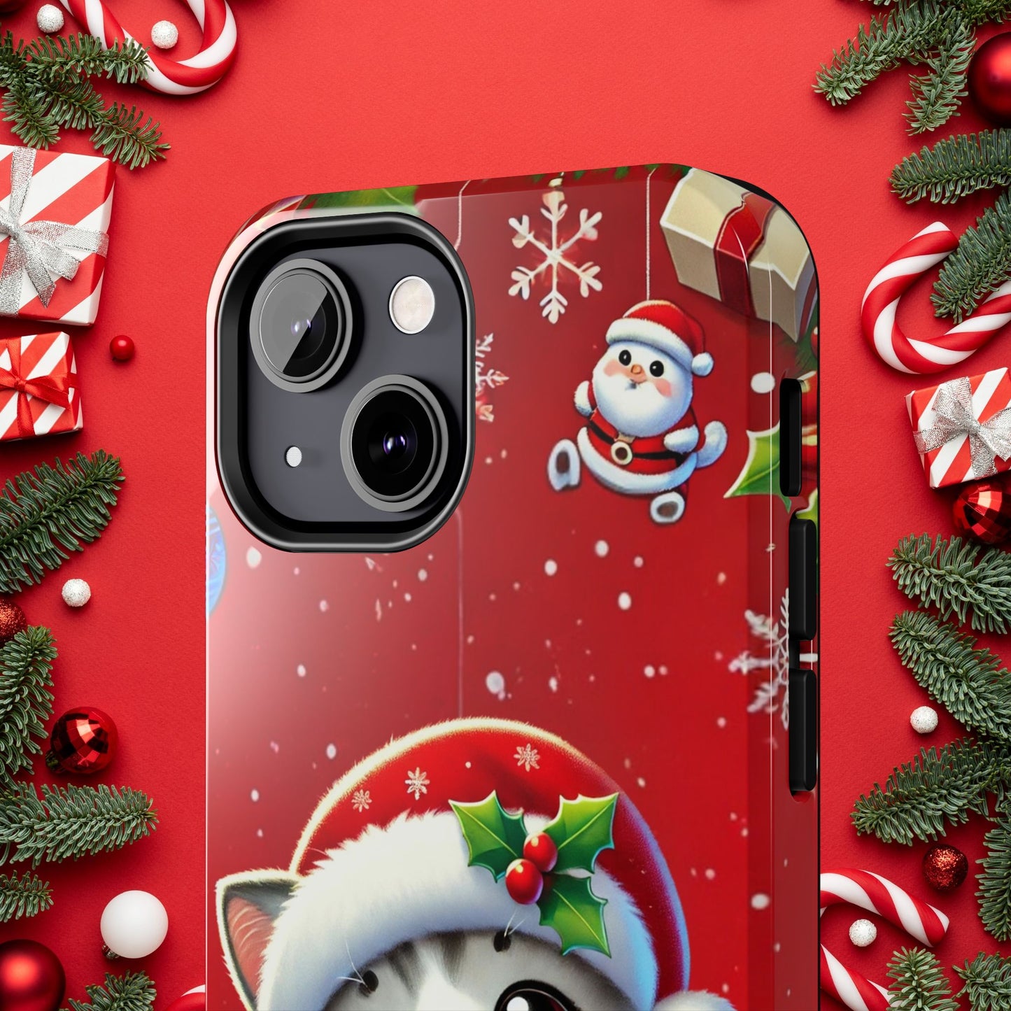 Purrfect Wishes Wireless Charging Support Tough Case