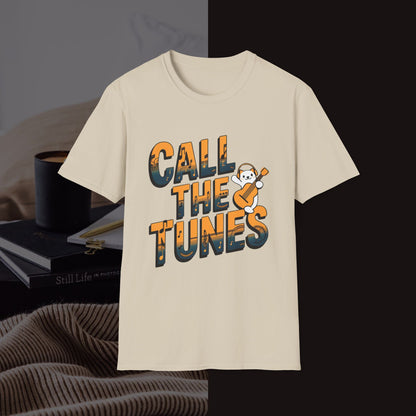 Call The Tunes Music Idiom Unisex Softstyle T-Shirts