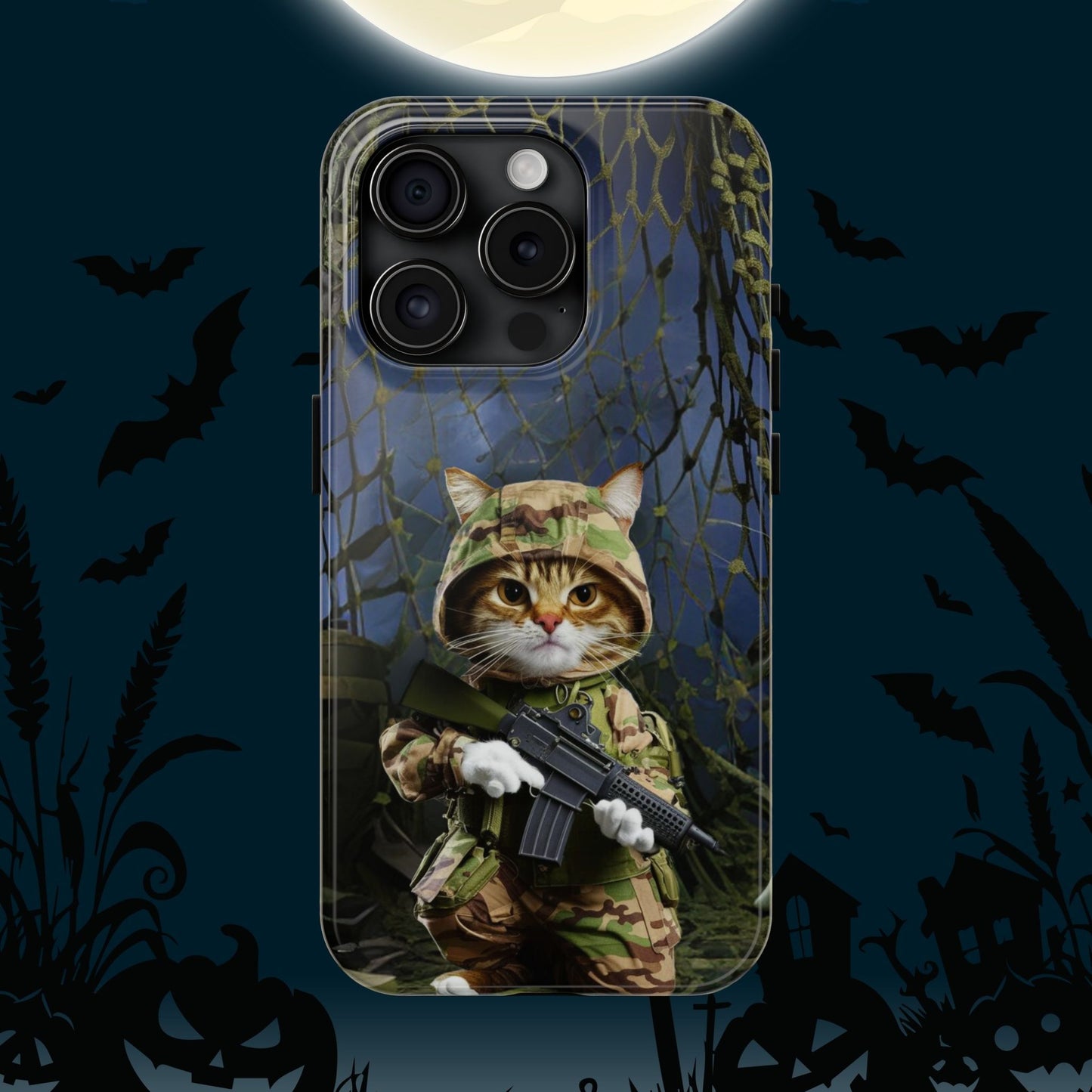Meowter Armor Wireless Charging Support Tough Case