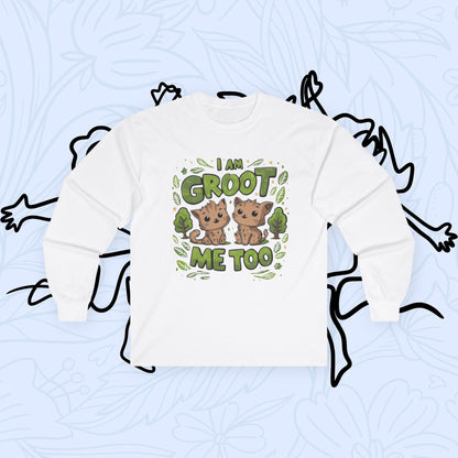 I am Groot Me Too Cotton Long Sleeve Tshirt