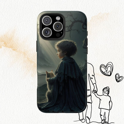 Meowtime Mate Wireless Charging Support Tough Case.