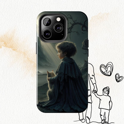 Meowtime Mate Wireless Charging Support Tough Case.