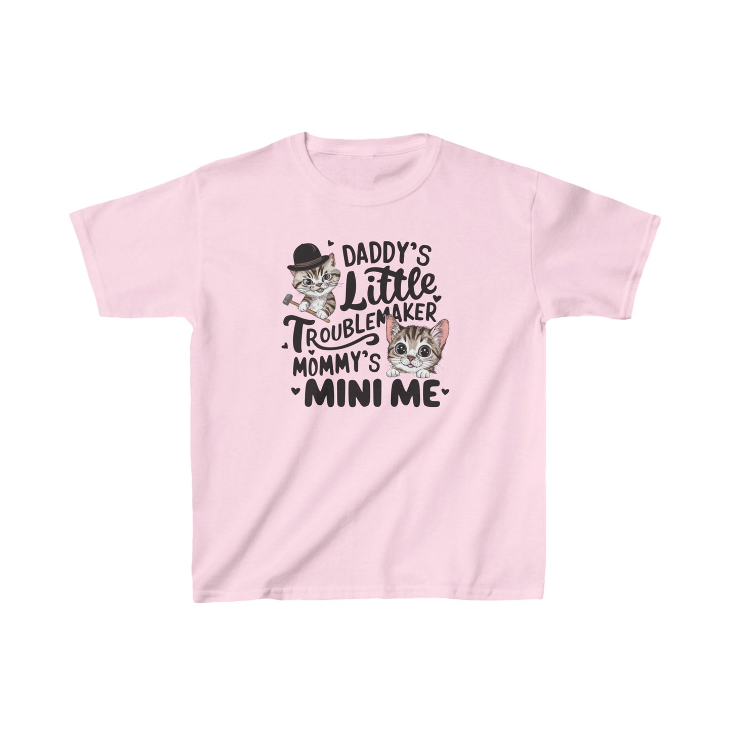 Daddy Little Troublemaker Kid Cotton Tshirts