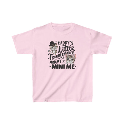 Daddy Little Troublemaker Kid Cotton Tshirts