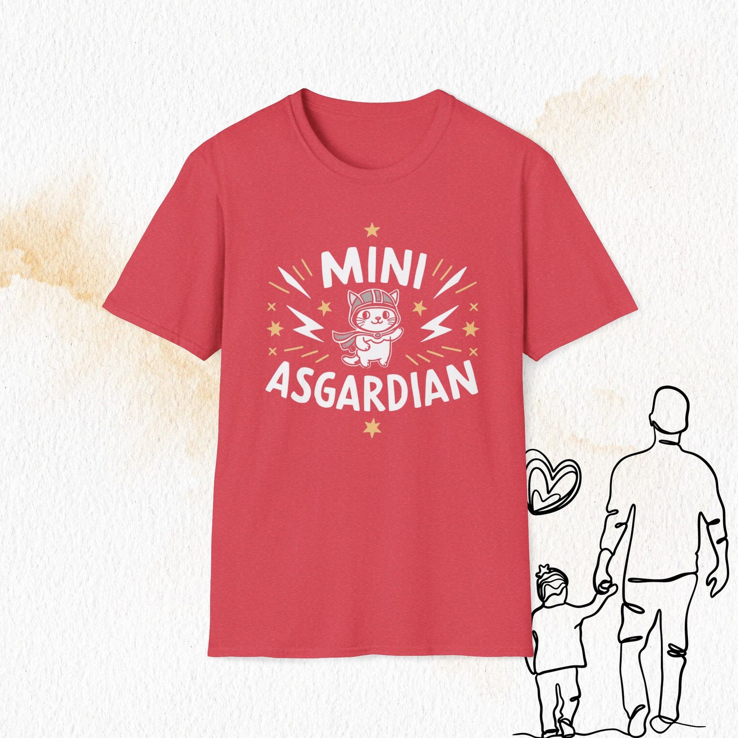 Mini Asgardian Cotton Crew Neck Men Tshirt