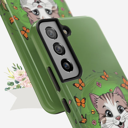 Green Mewsic Wireless Charging Support Tough Case
