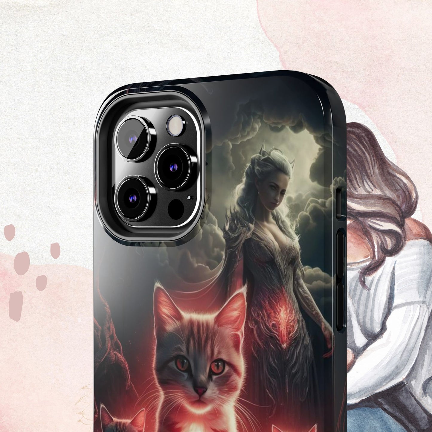 Mama's Mind Meld Wireless Charging Support Tough Case