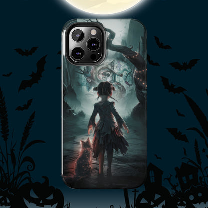 Feline Festivities Wireless Charging Support Tough Case.