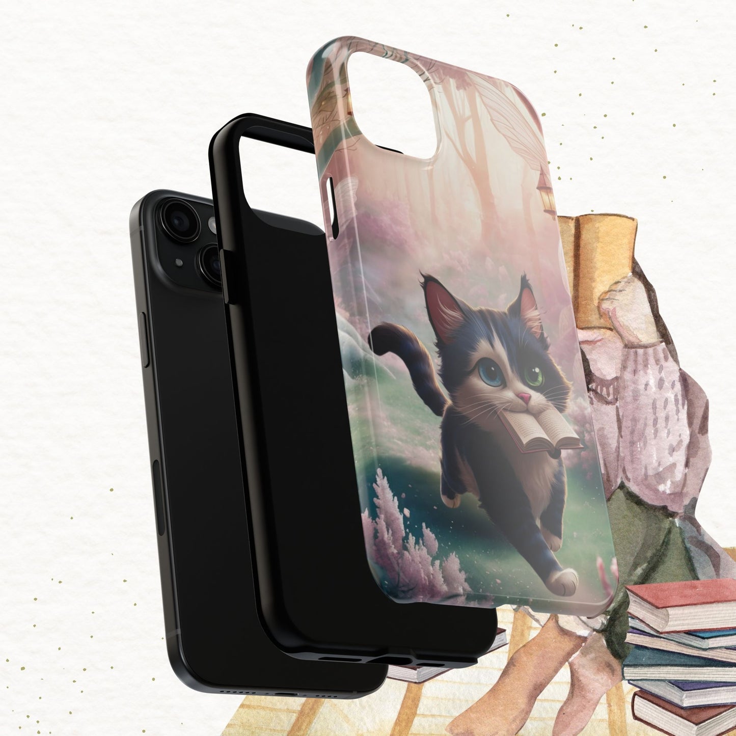 Pensieve Protector Wireless Charging Support Tough Case