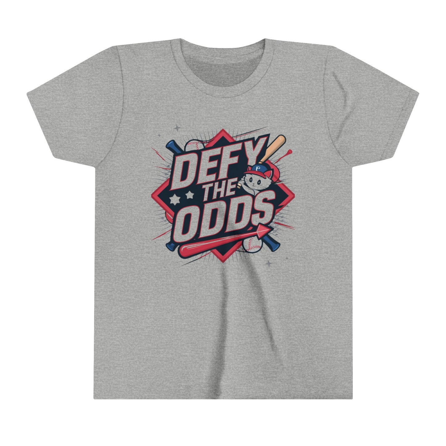 Defy The Odds Youth Heavy Cotton T-Shirt