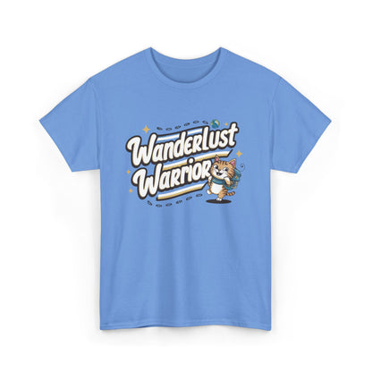 Wanderlust Warriors Travel Vacation Cotton T-Shirt