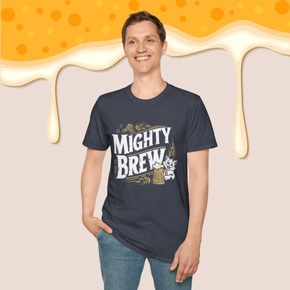Mighty Brew Cotton Crew Neck Tshirt