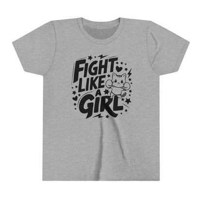 Fight Like Girl Youth Heavy Cotton T-Shirt