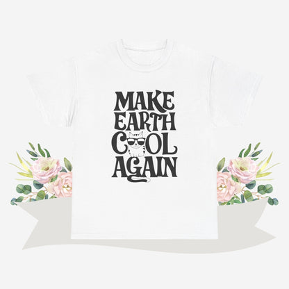 Make Earth Cool Again Cotton Tshirt