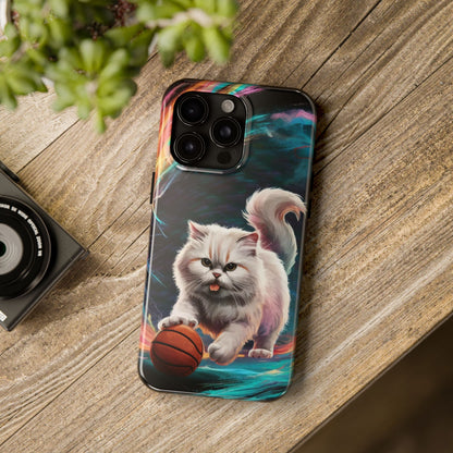 Meowble Dribble Wireless Charging Support Tough Case.