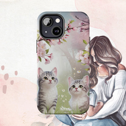 Lavender Lullaby Wireless Charging Support Tough Case