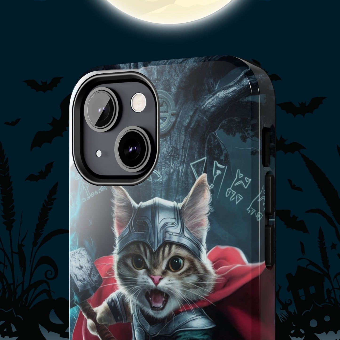 Meow Mjolnir Wireless Charging Support Tough Case