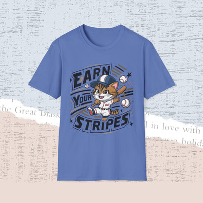 Earn Your Stripe Cotton Men Tee