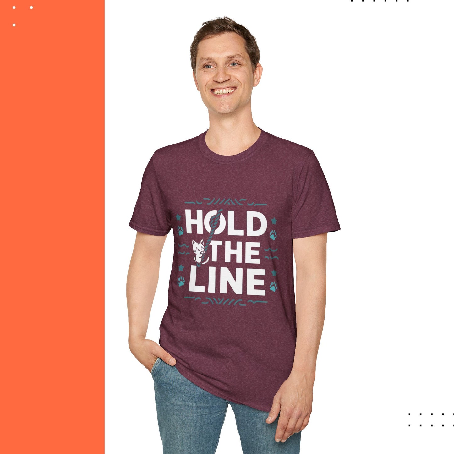 Hold The Line Cotton Tee