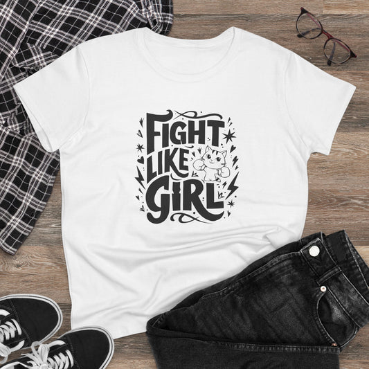 Fight Like Girl Women Graphic Tees