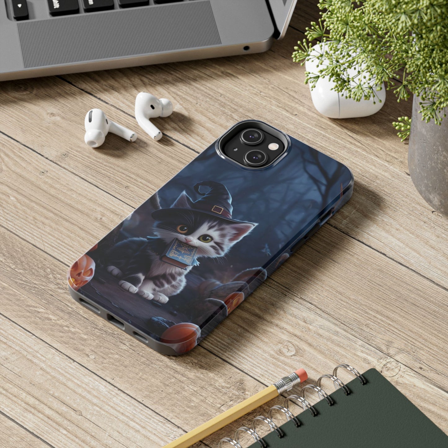 Chrono Catnap Wireless Charging Support Tough Case