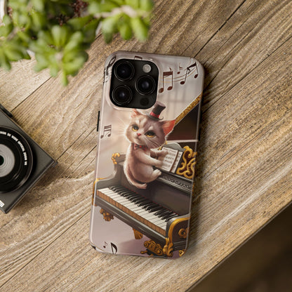 Meowsic Shield Wireless Charging Support Tough Case