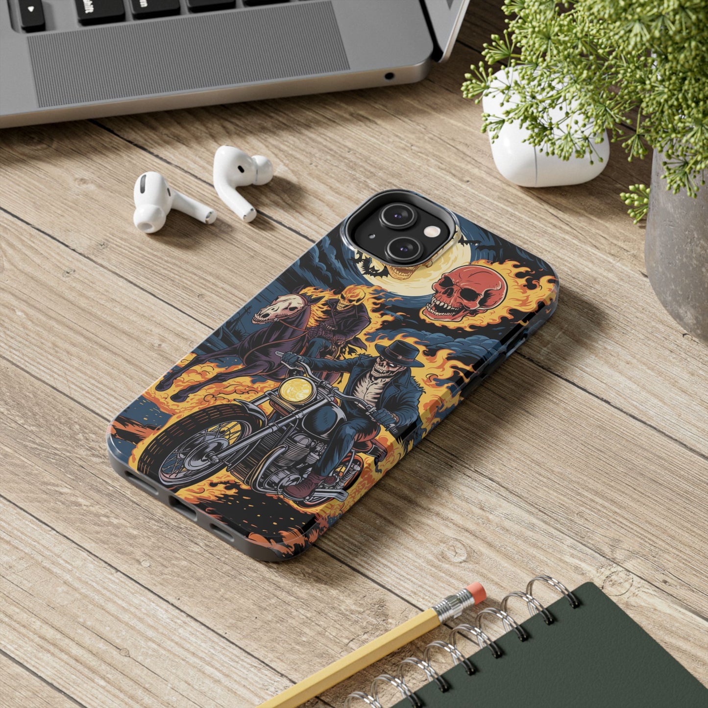 Ghost Rider Wireless Charging Support Tough Case