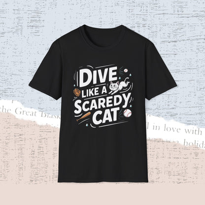 Dive Like Scaredy Cat Cotton Men Tee