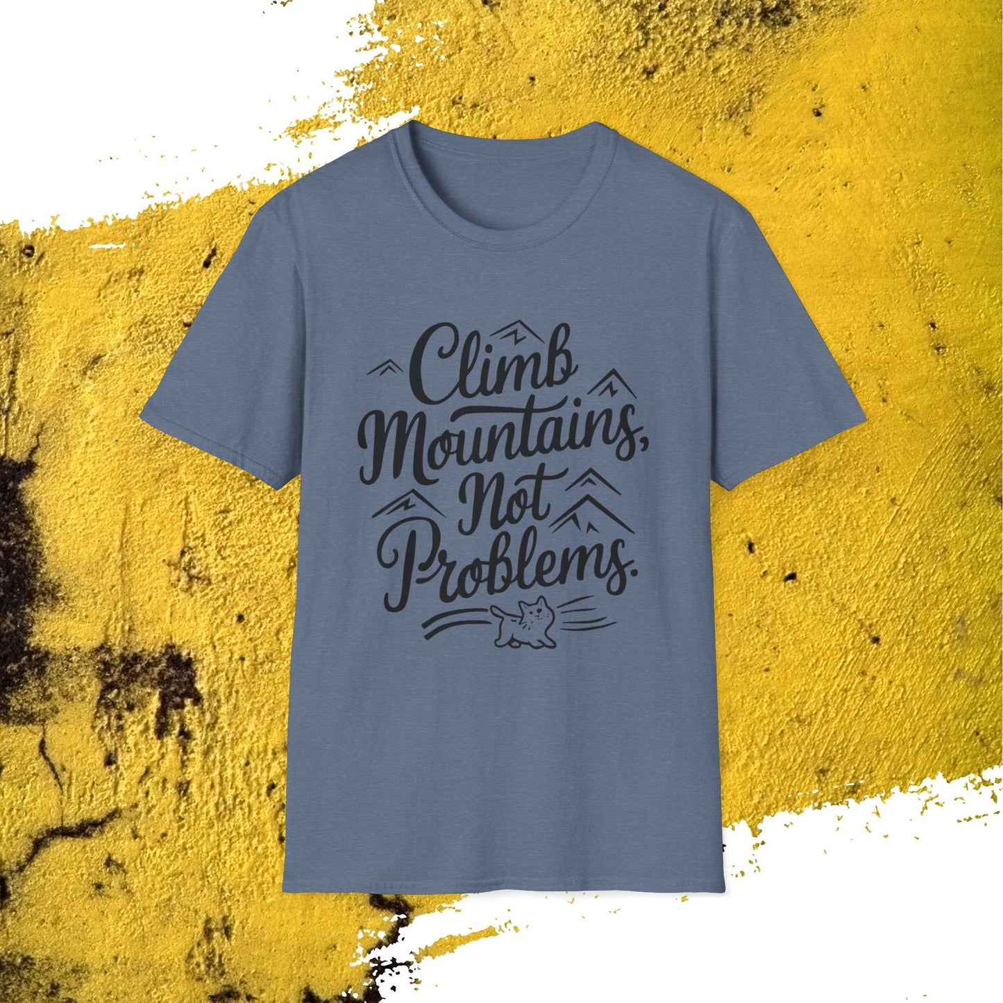 Climb Mountain Cotton T-Shirt