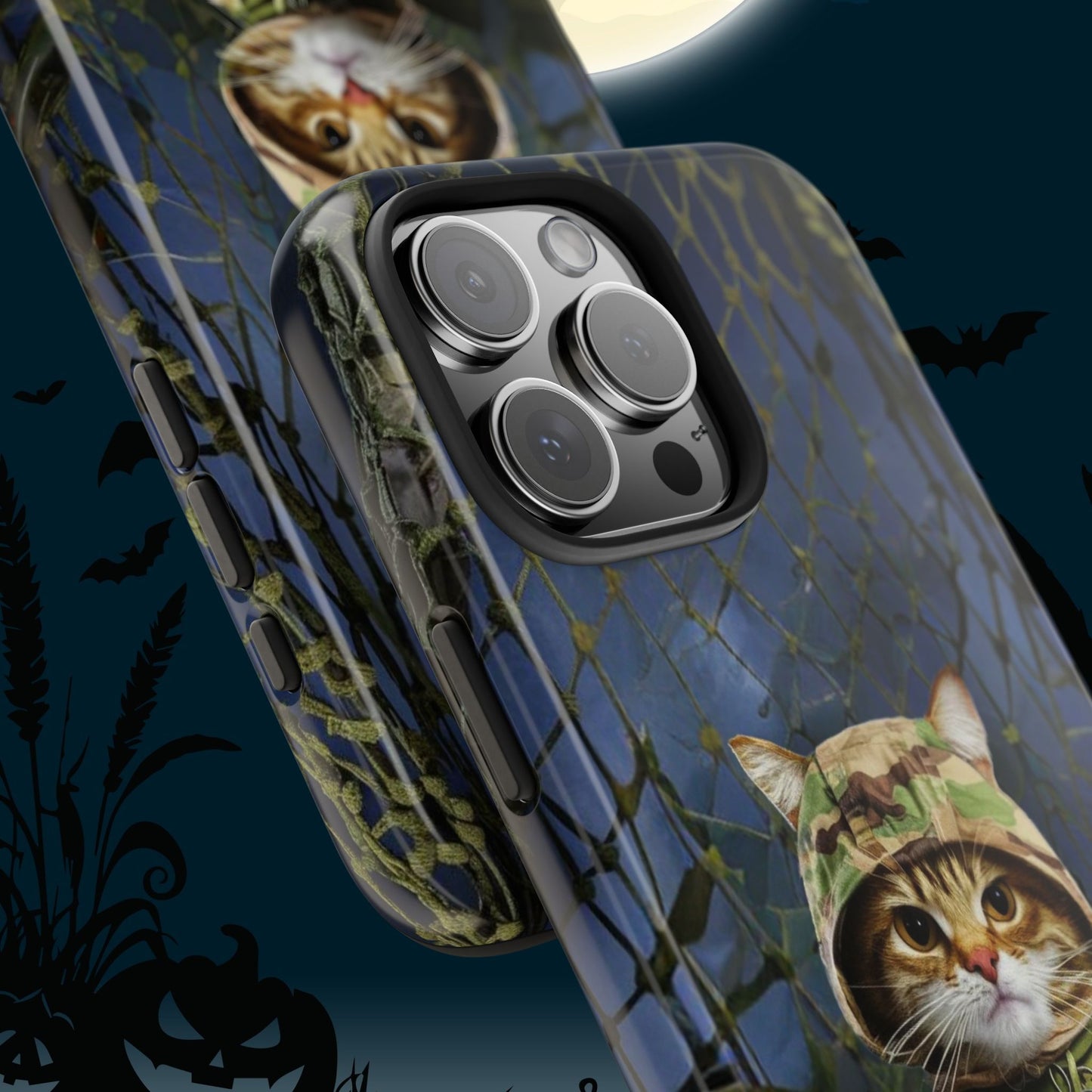 Meowter Armor Wireless Charging Support Tough Case