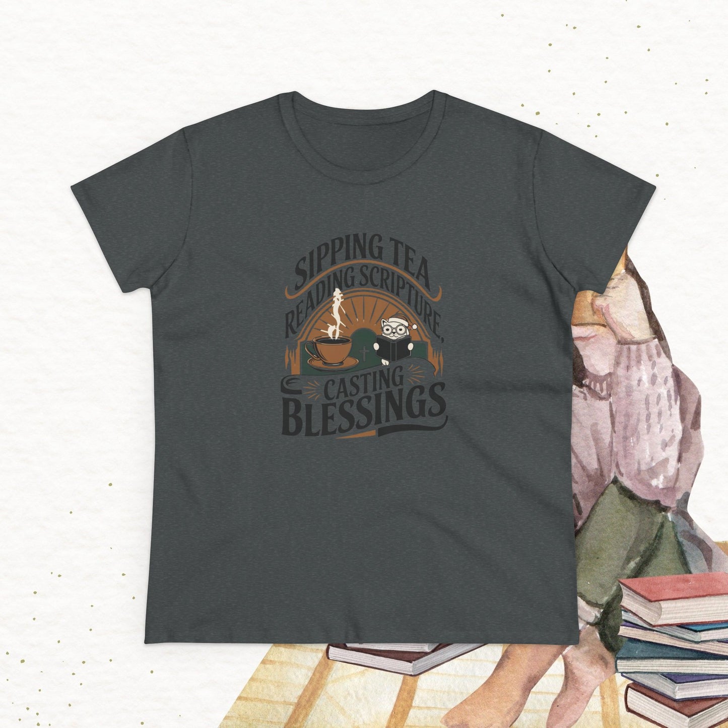 Brewed Brilliance Women Cotton Tshirt