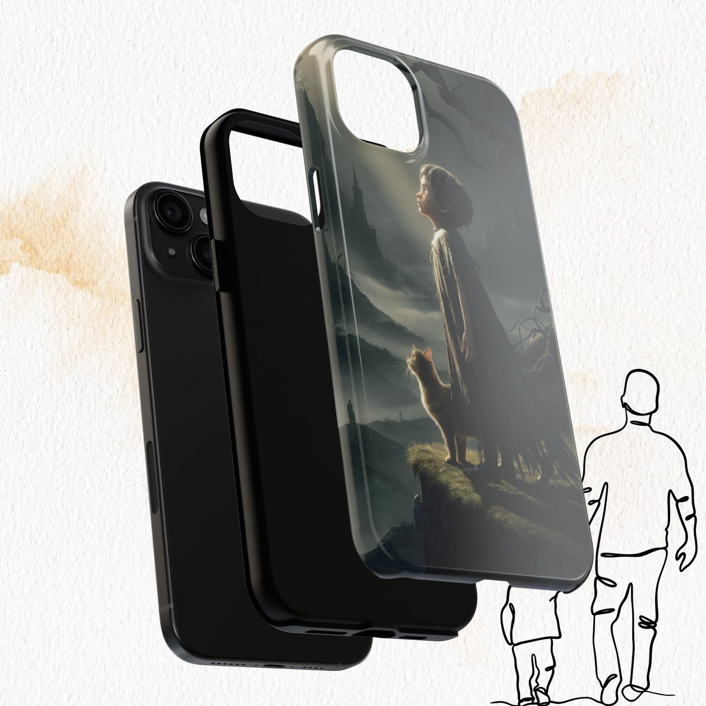 Mini Me Shield Wireless Charging Support Tough Case