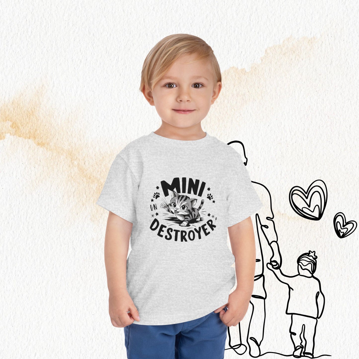Mini Destroyer Toddler Cotton T-Shirt