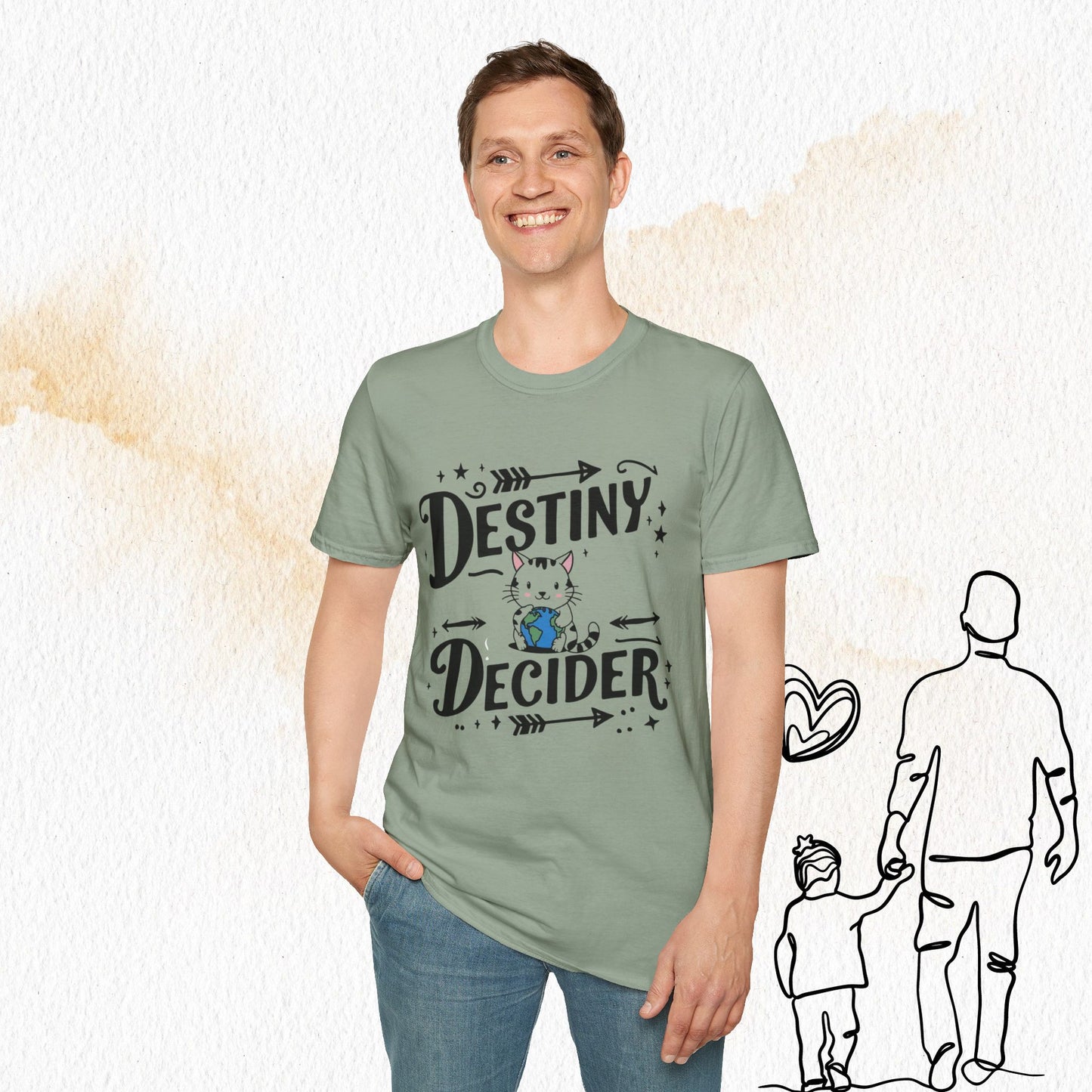 Destiny Decider Cotton Men T-Shirt
