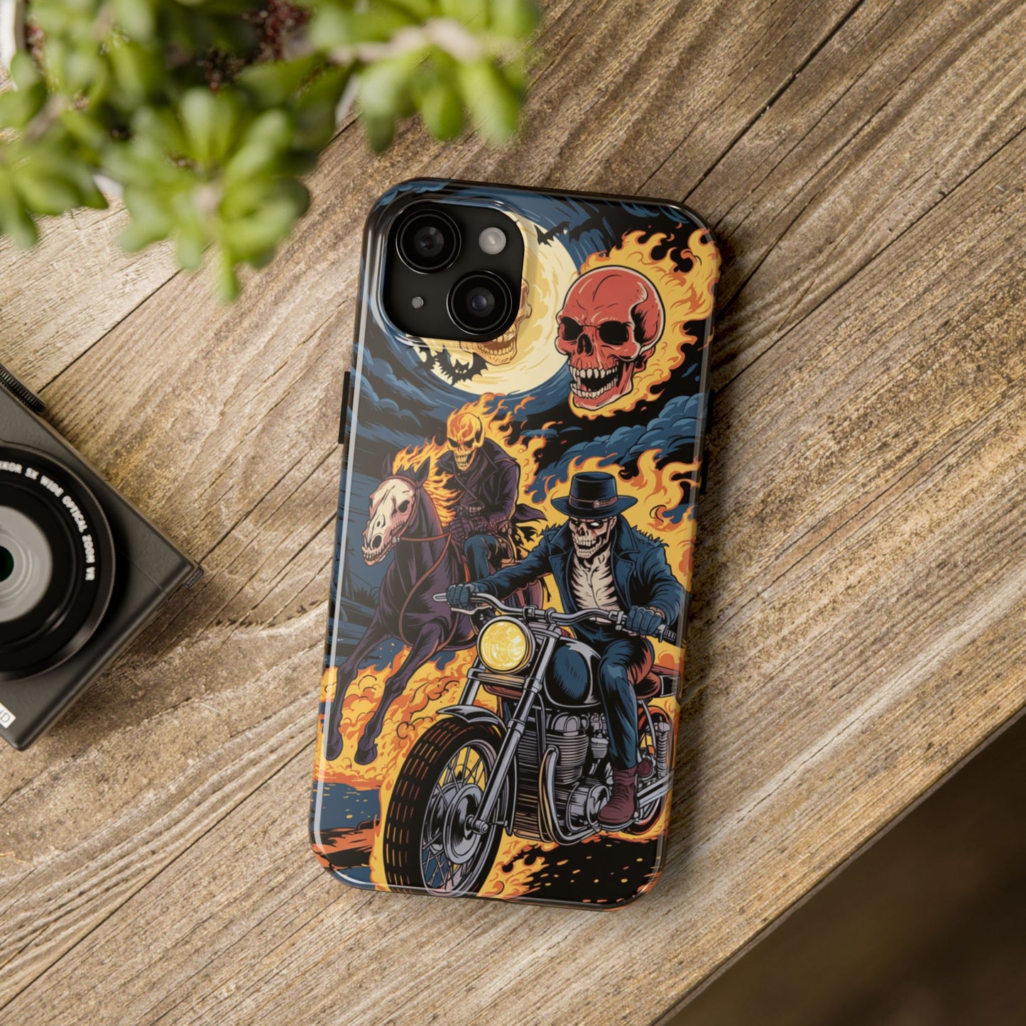 Ghost Rider Wireless Charging Support Tough Case