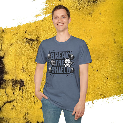 Break The Shield Cotton Men Tee