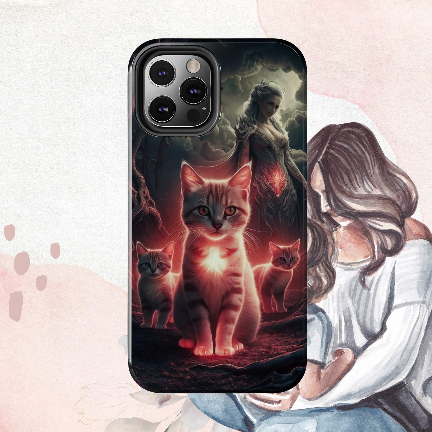 Mama's Mind Meld Wireless Charging Support Tough Case